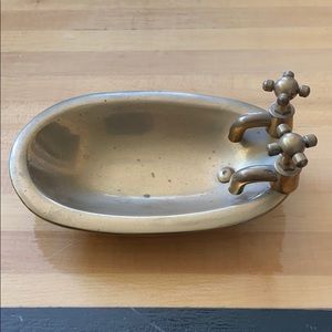 Vintage Brass Soap Dish